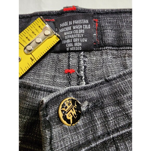 Red Ape Mens Jeans Size 38x31 Diamond Patchwork Pockets Cotton Blend (40x31) - Picture 12 of 16